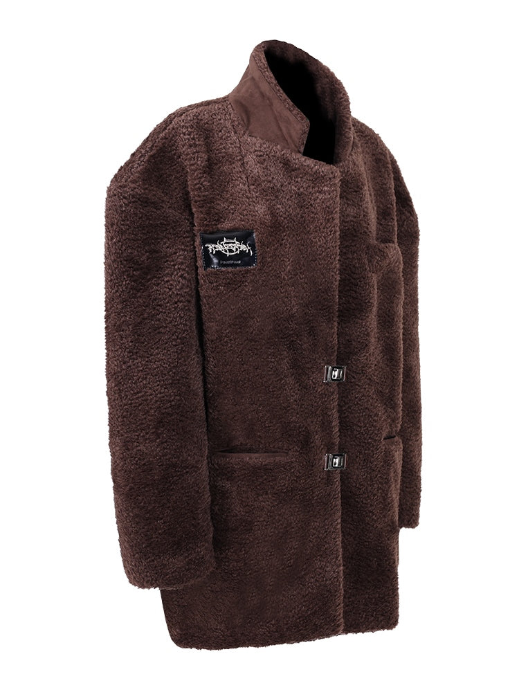 Manteau de fourrure en peluche