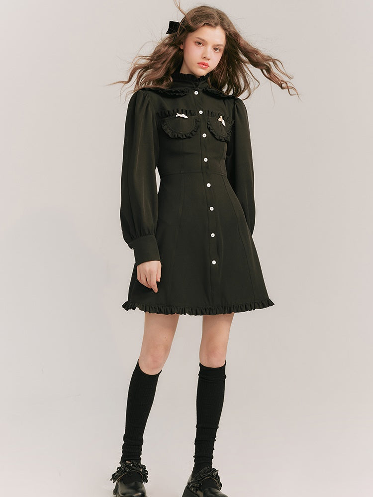 Fairytale Double Collar Shirt Dress