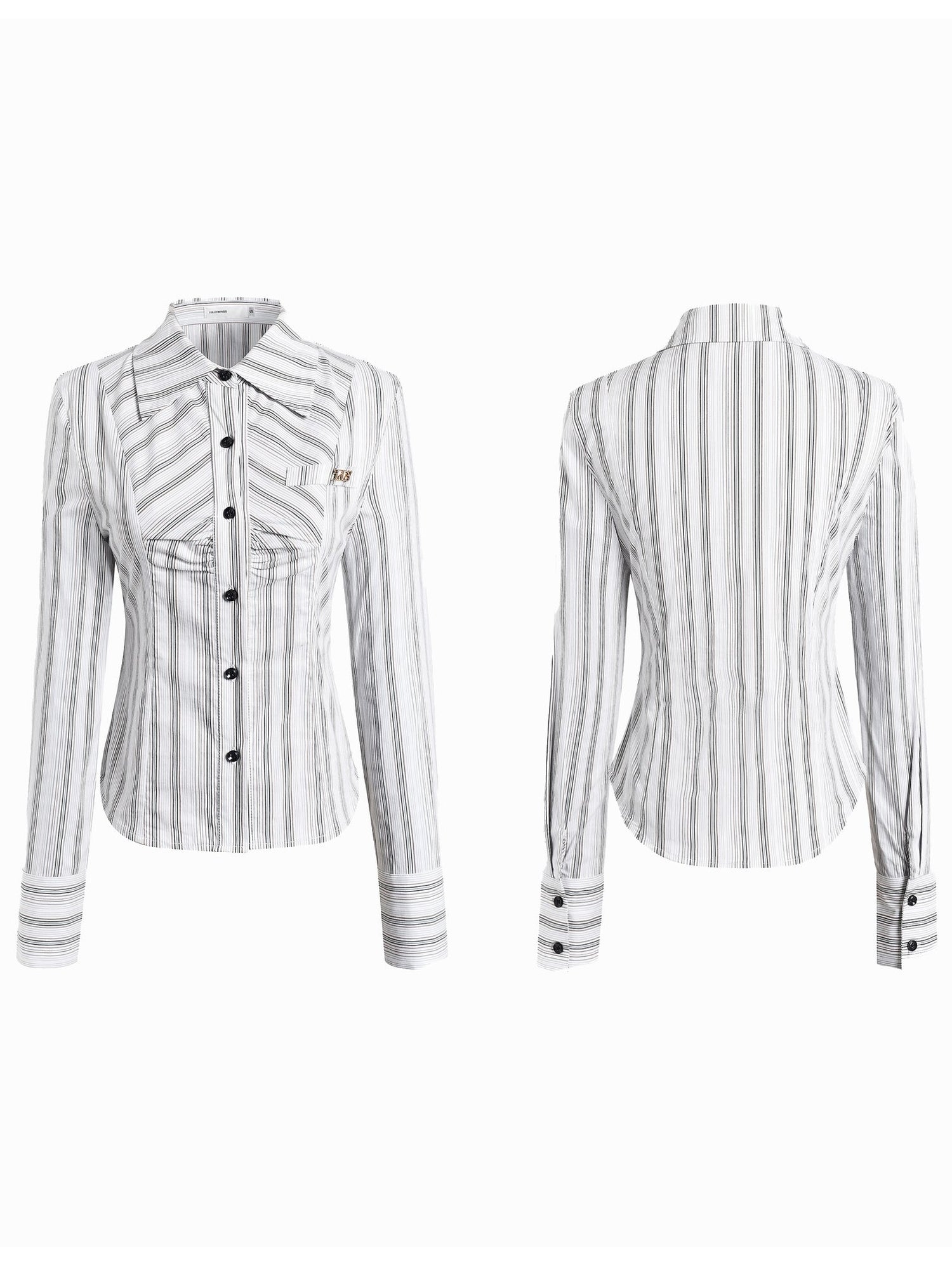 Long-sleeved Striped Shirt