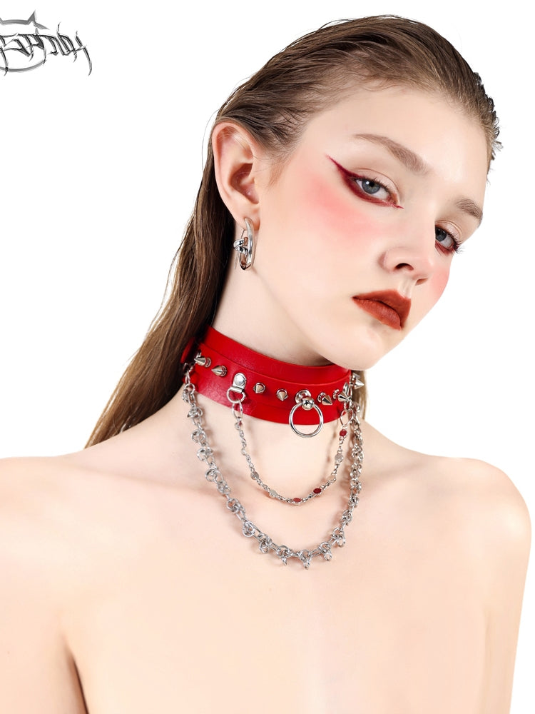 Stollen Gothic Punk Kragen Halskette Choker