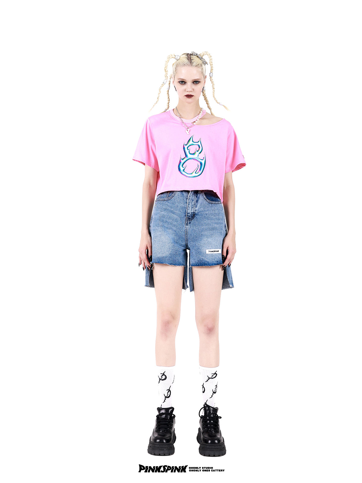 Loose Cropped Nichi Cut T-shirt