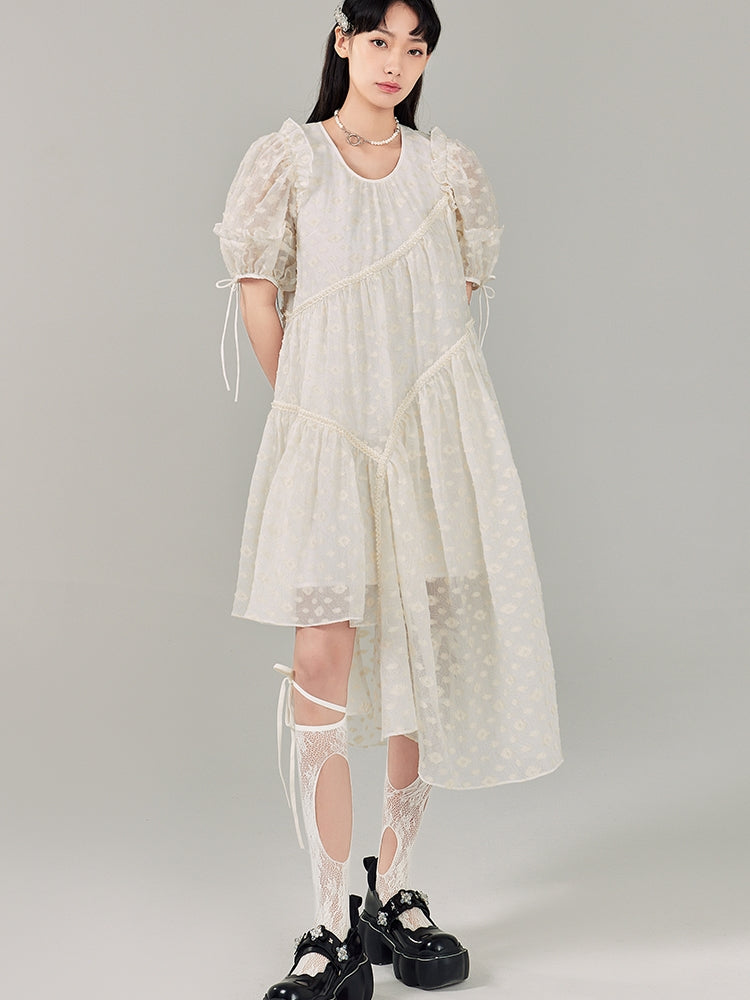 Fairy Jacquard IRREGULAR GENTLE DRESS