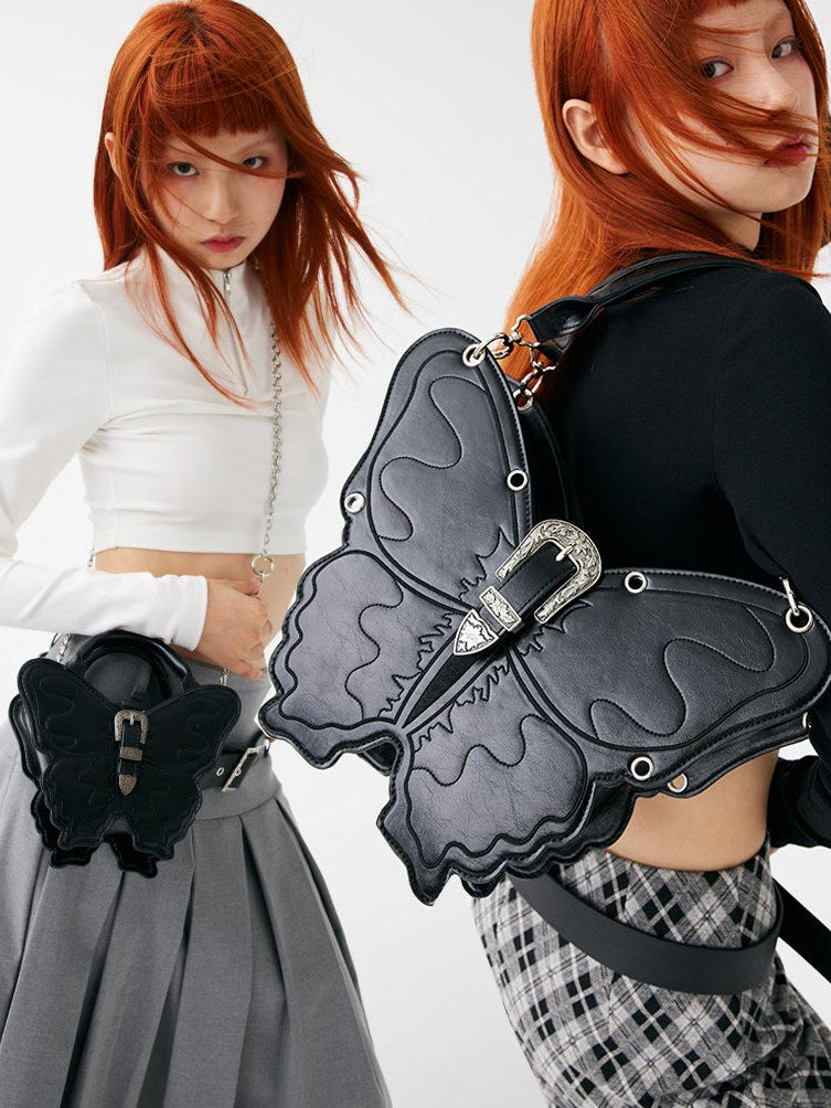 Dreidimensionaler Punk-Schmetterlingsformbeutel