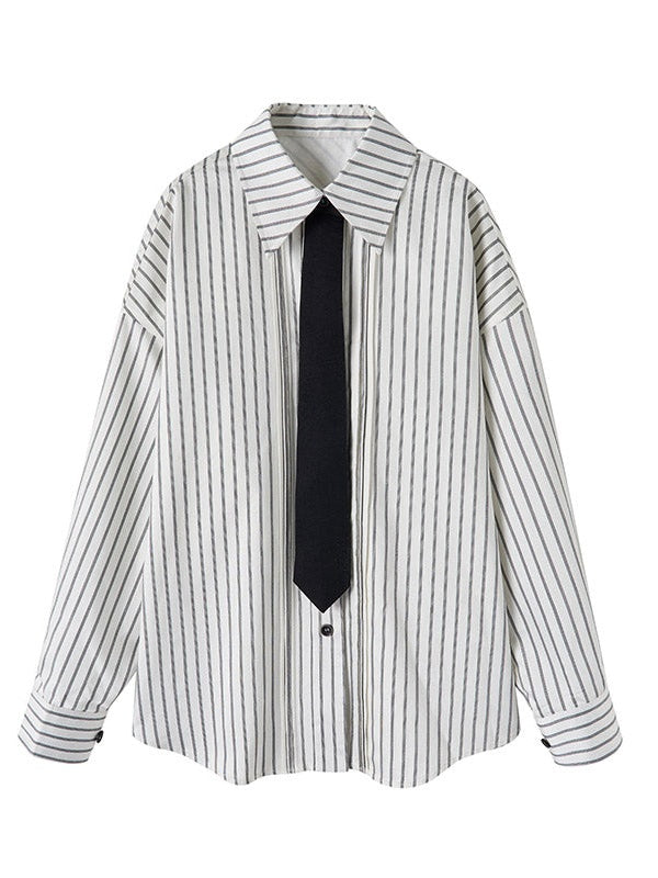 LOOSE STRIPED SHIRT