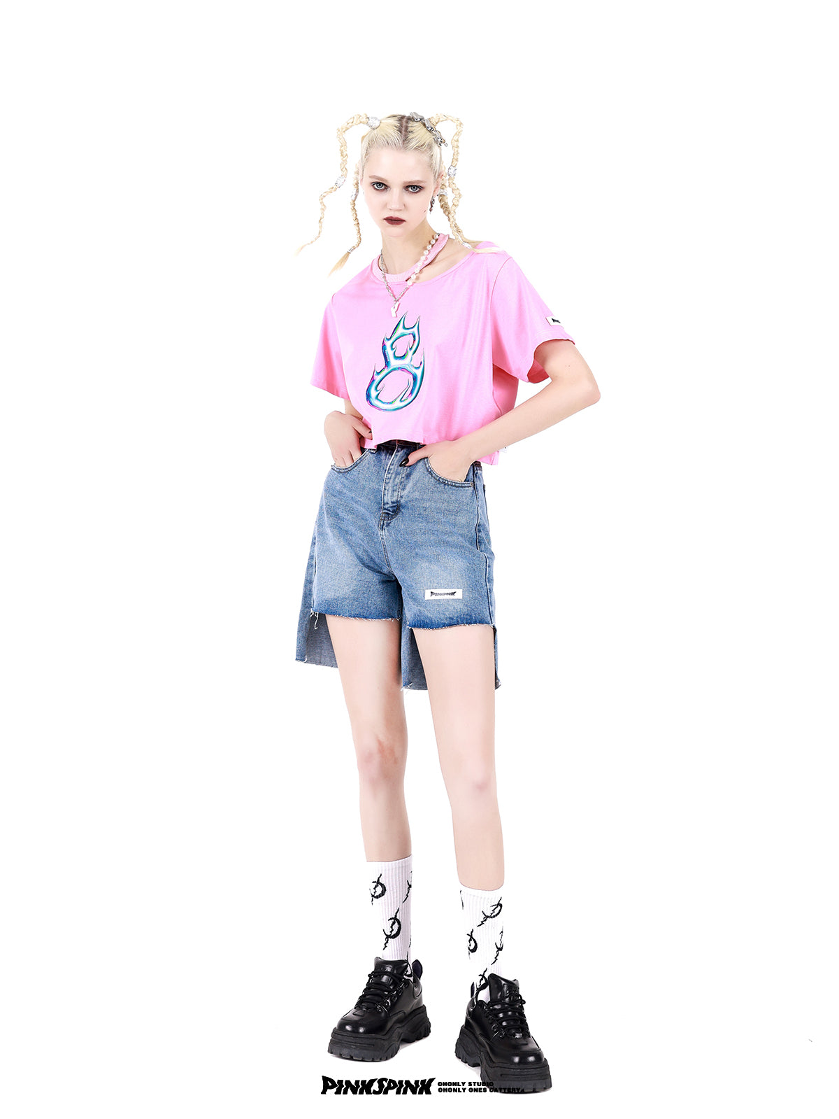 Loose Cropped Nichi Cut T-shirt