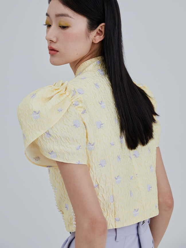 New Chinese Blouse Bow Tie