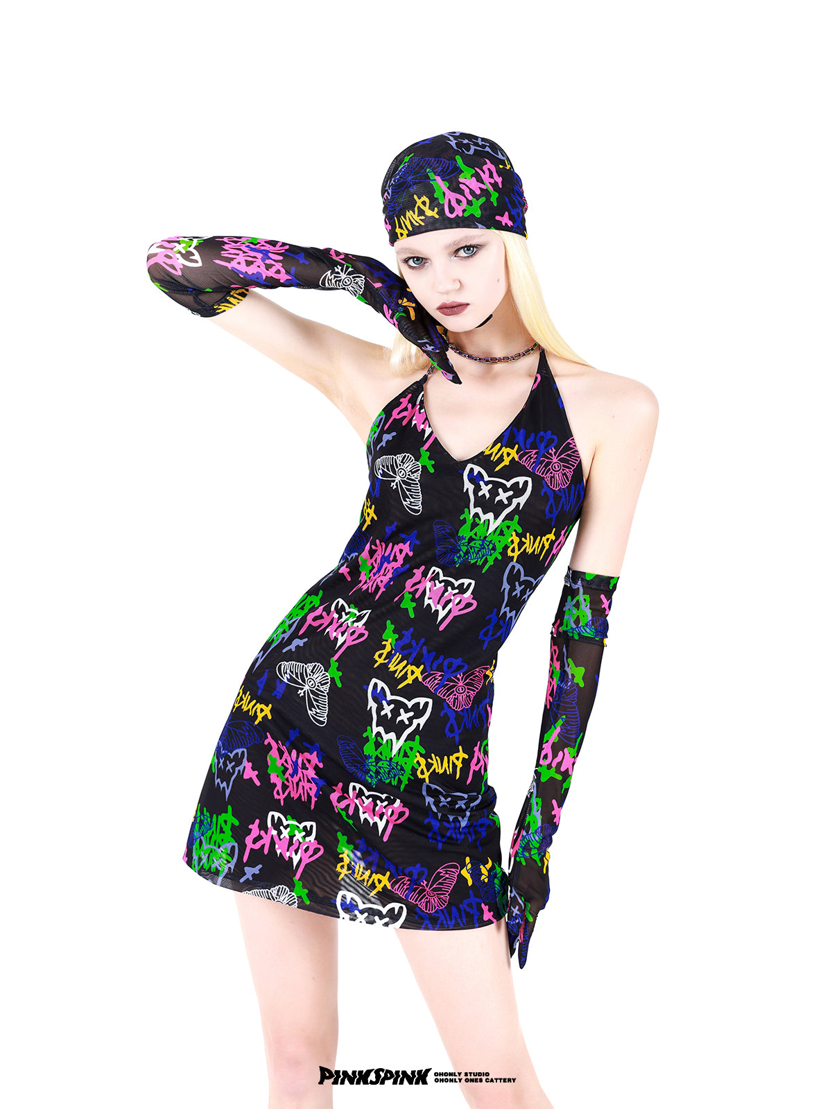 Pop Colorful Nichi Arm-cover One-piece