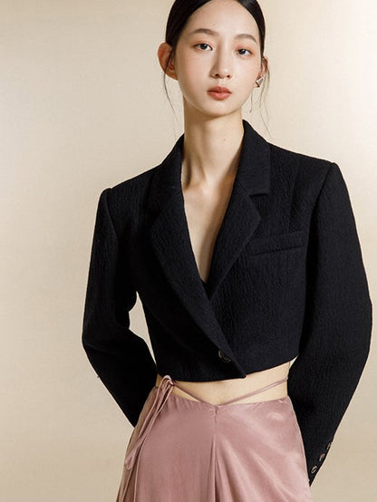 Cropped Wool Jacket