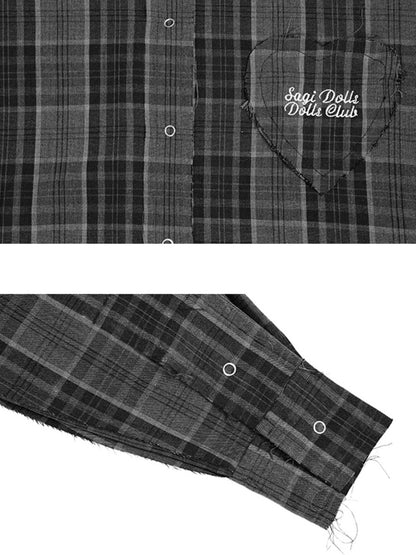 Plaid Loose Long Sleeve Shirt