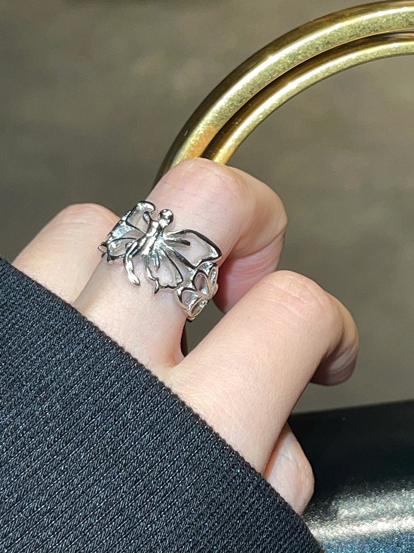 Butterfly Ring 925 Silver