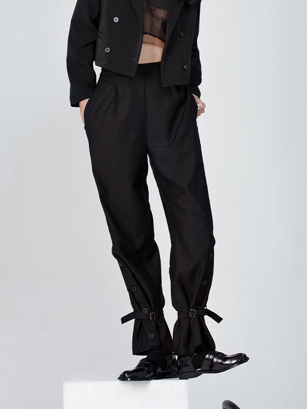 High And Thin Casual Wide-leg Pants