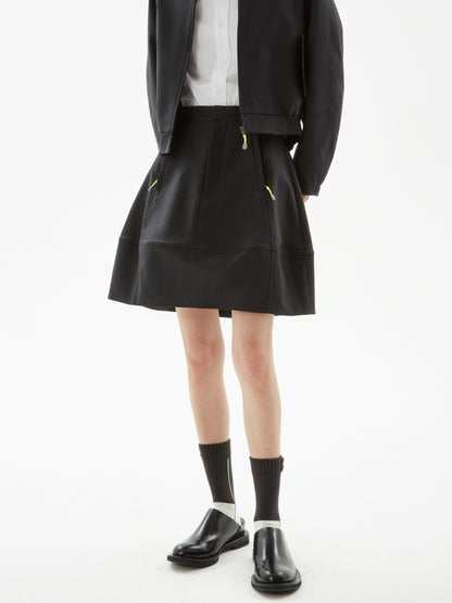 Raglan Sleeve Jacket Skirt Suit