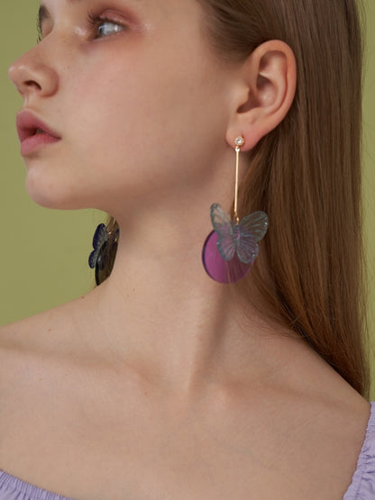 Transparent Butterfly Earrings