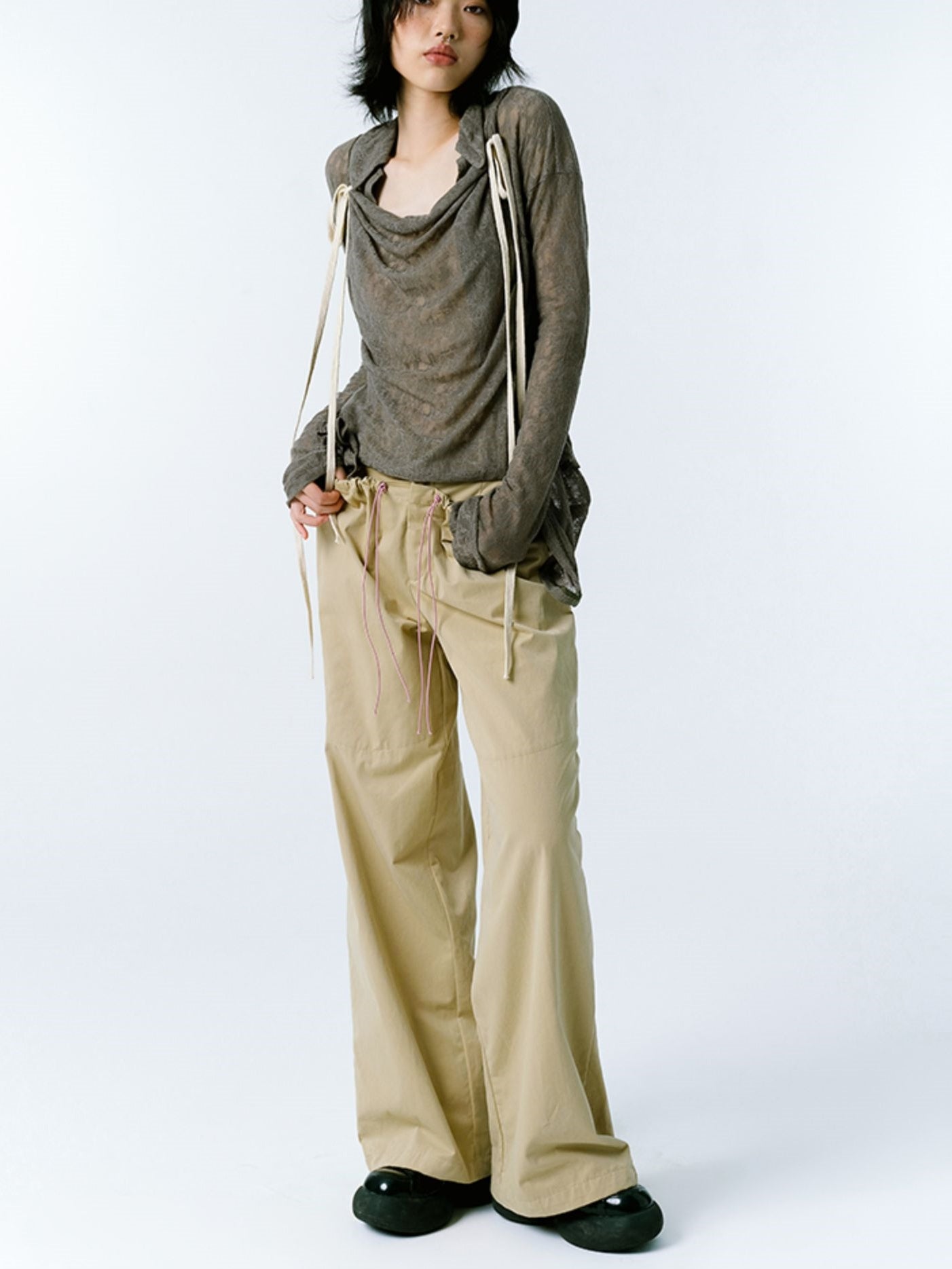 Straight Loose Wide-leg Pants