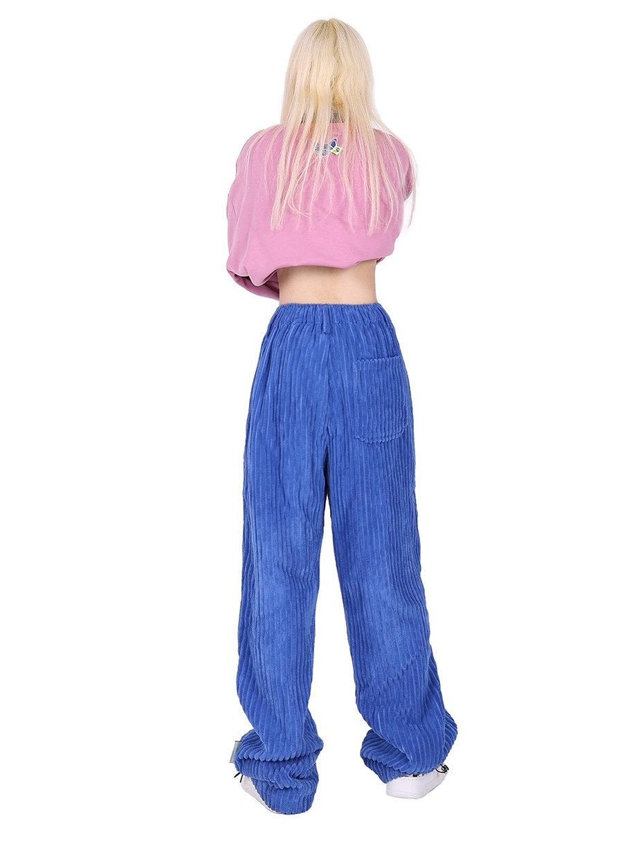 Corduroy Straight Casual Pants