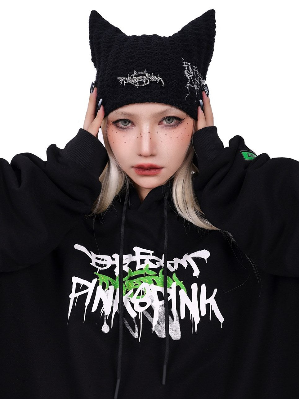 Graffiti Hooded Loose Street Sweat