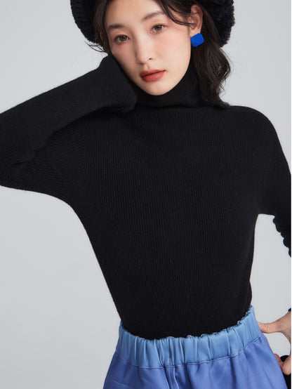 PURE WOOL TURTLENECK SWEATER