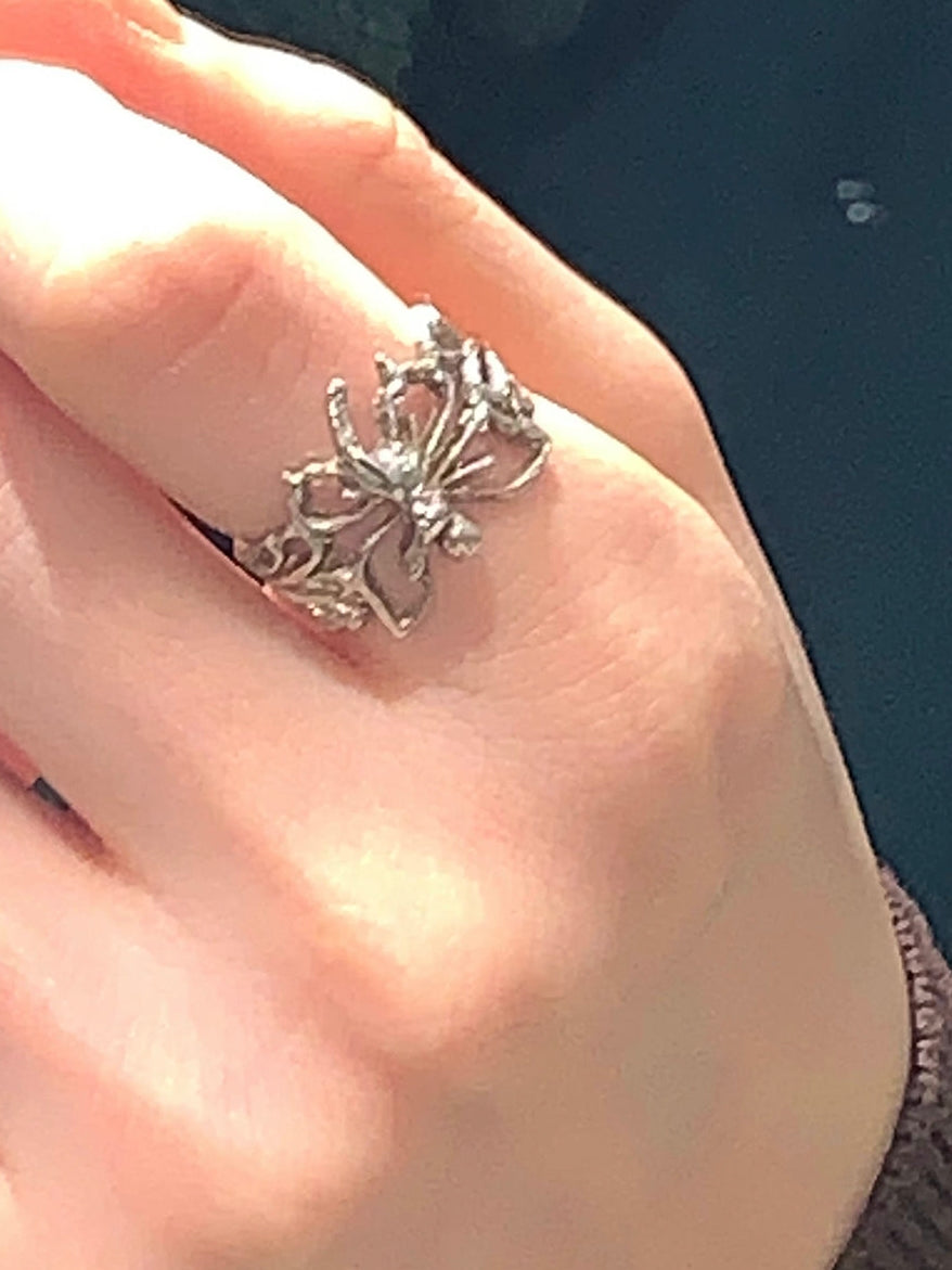 Butterfly Ring 925 Silver