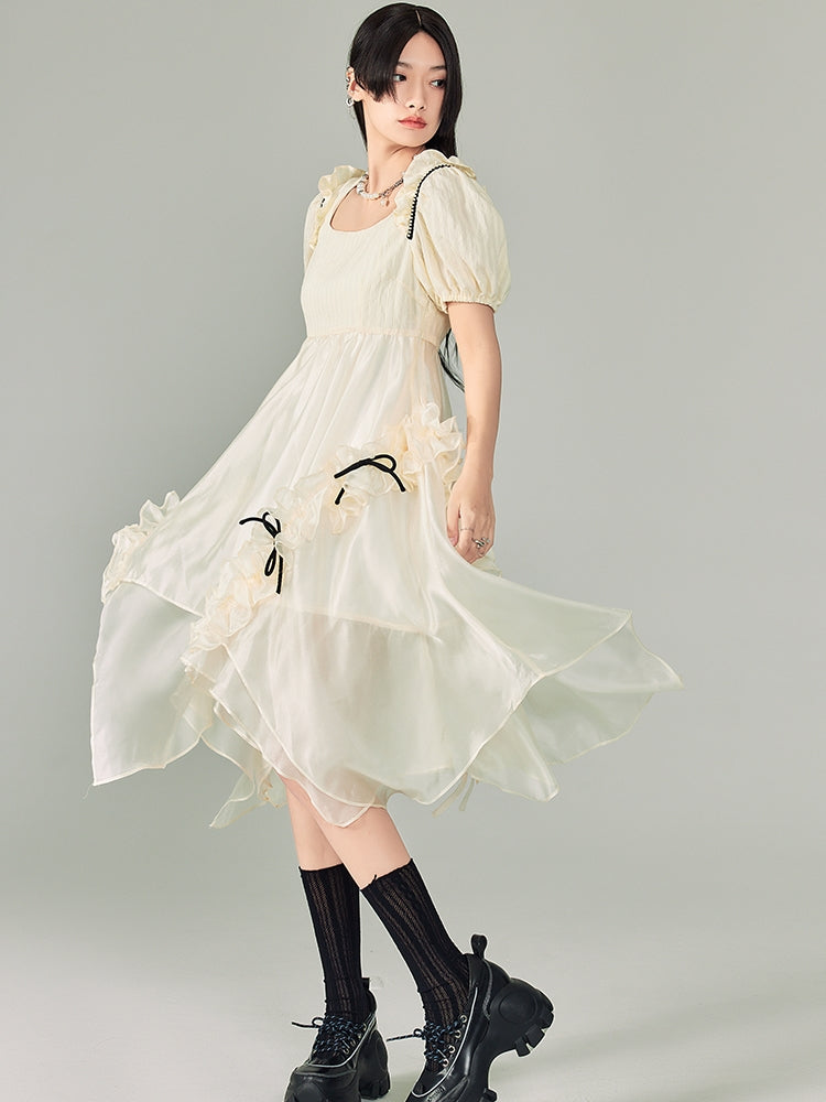 Fairy Mesh Square Dress --Diddi Moda – ARCANA ARCHIVE