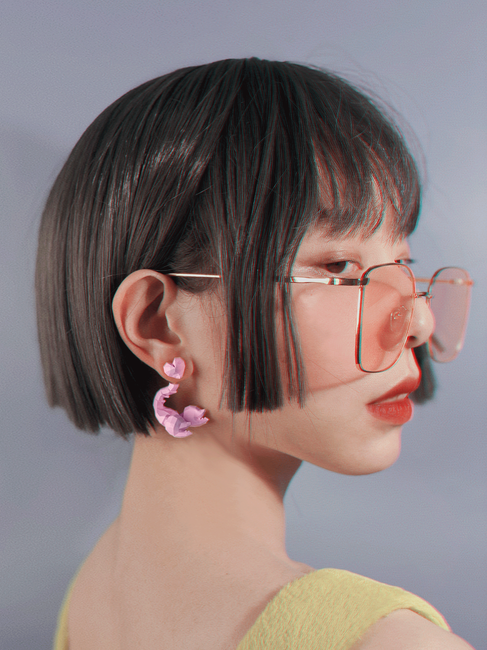 Asymmetrical Scorpion Earrings