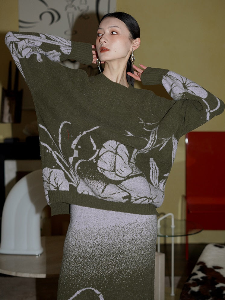 Stricker Jacquard -Pullover &amp; Rock