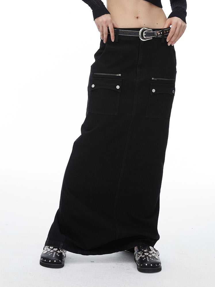 Tasche Denim Maxi Low-Rise-Rock