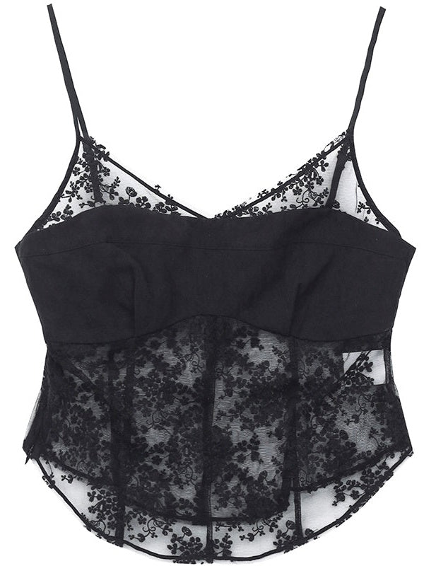 En dentelle Jacquard Camisole