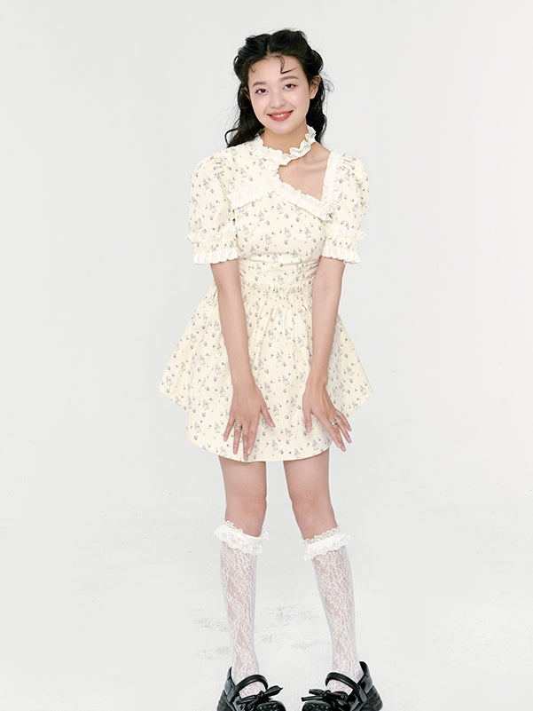 Rabbit Print Girl Dress