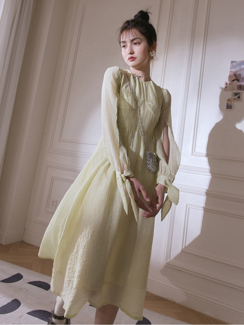 Thin Sleeve Hollow Bandage Dress ARCANA ARCHIVE Thin Sleeve Hollow Bandage Dress ARCANA ARCHIVE