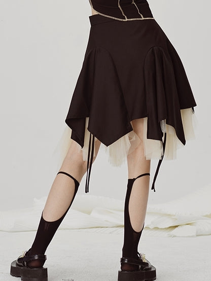 Multi-layer Mesh Skirt – ARCANA ARCHIVE