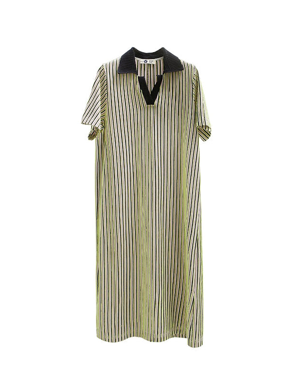 Retro Stripe POLO Dress