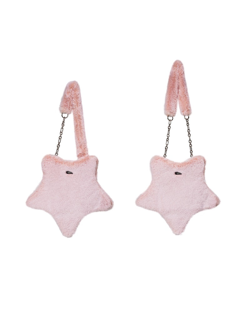 Furry Star One Shoulder Bag