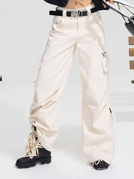 High Waist Strait Leg Pants