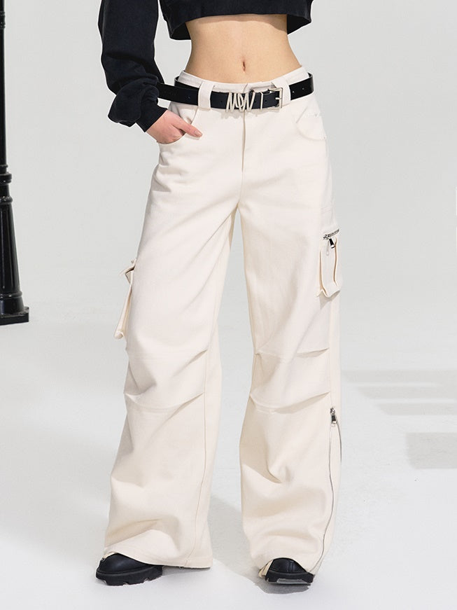 High Waist Strait Leg Pants