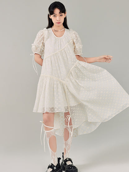 Fairy Jacquard IRREGULAR GENTLE DRESS