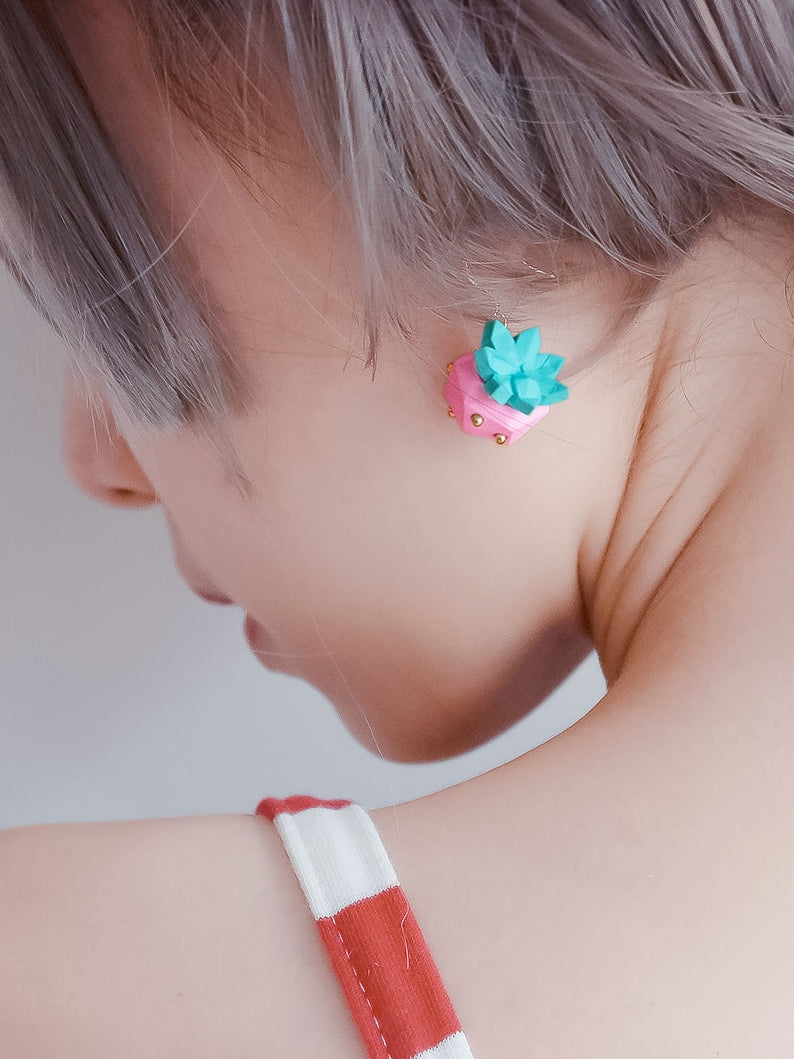 Candy Color Strawberry Earrings