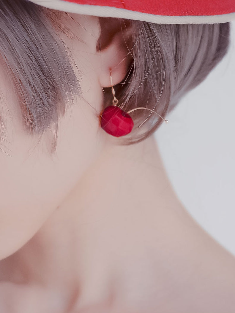 Red Cherry Earrings