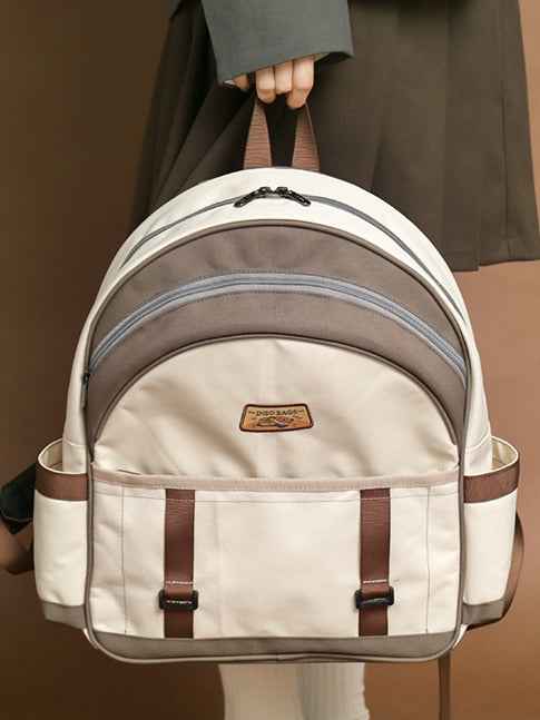 Contrast Color Backpack