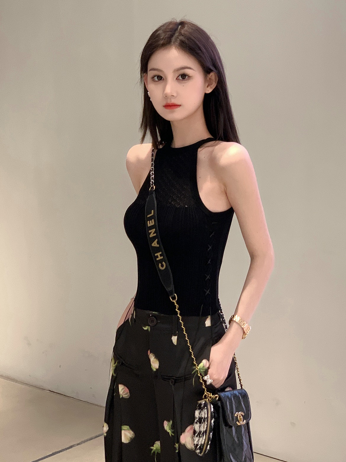 SUMMER COOL HOLLOW SLEEVELESS KNIT