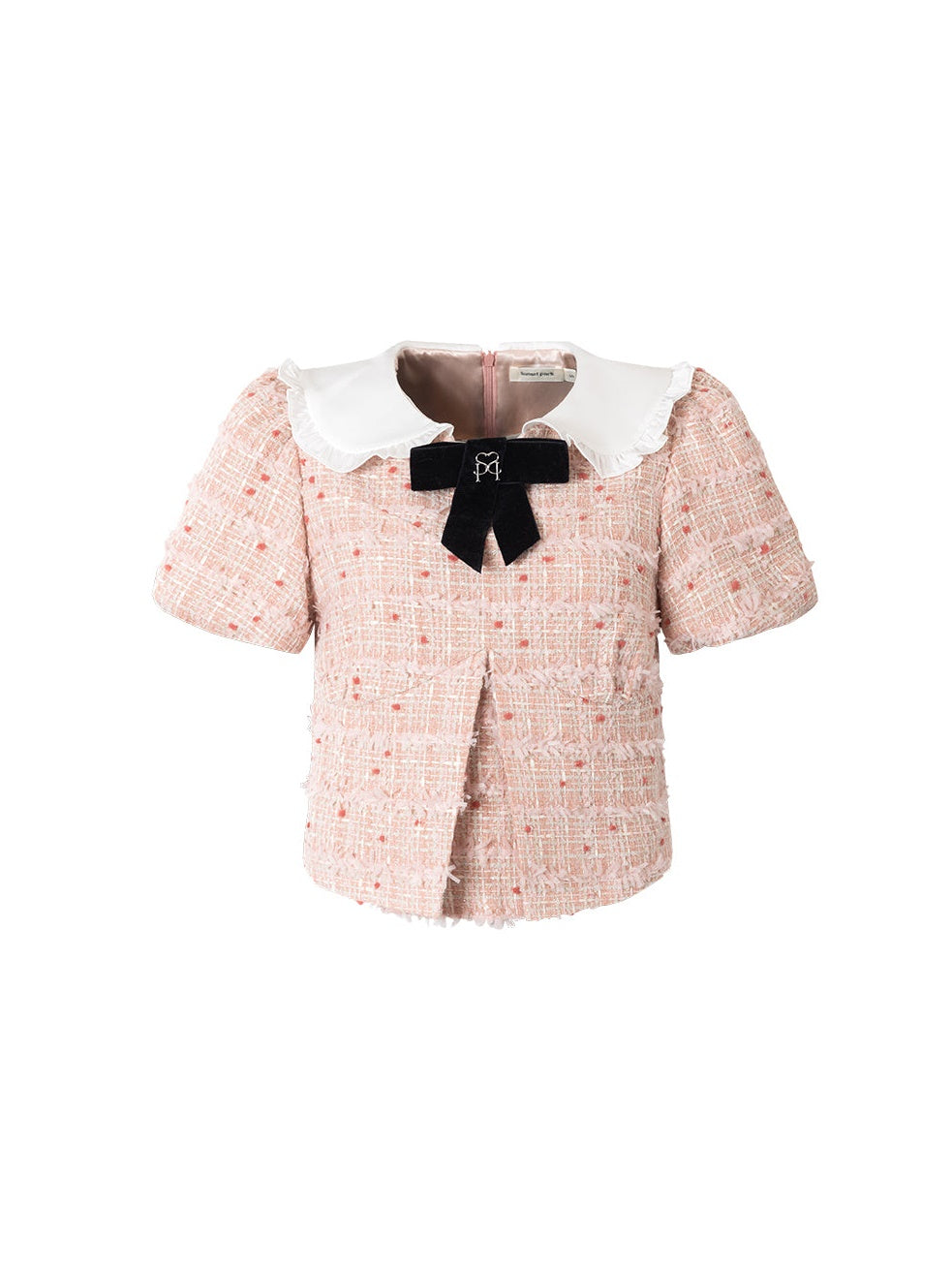 Little Fragrance Doll Collar Top &amp; Pleated Skirt