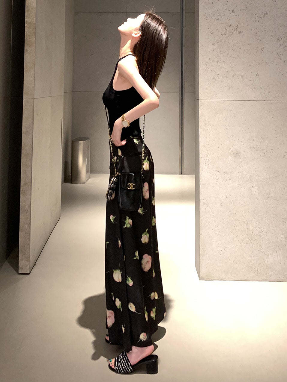 Floral Printed Wide-Leg Pants