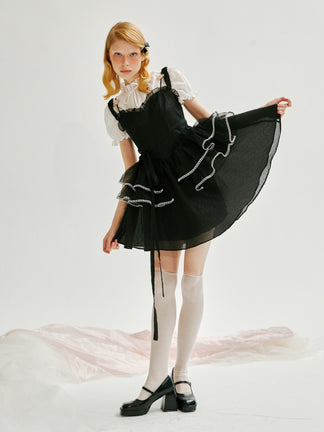 Arrival Embroidered Lace Sling Dress