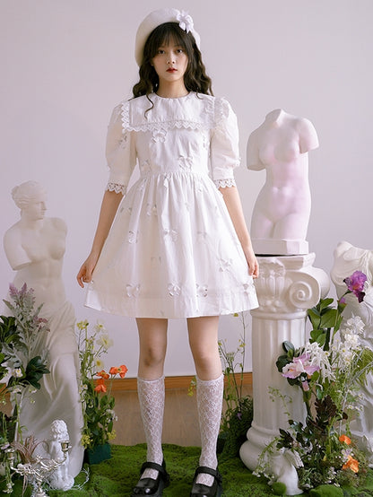 Clipping Embroidery Doll Gothic Lace One-Piece