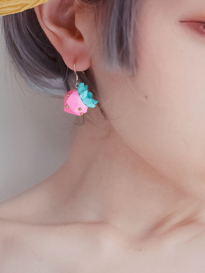 Candy Color Strawberry Earrings