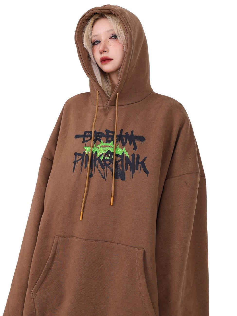 Graffiti Hooded Loose Street Sweat