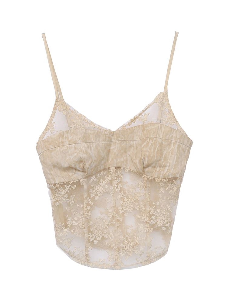 Lace Elegant Sheer Camisole