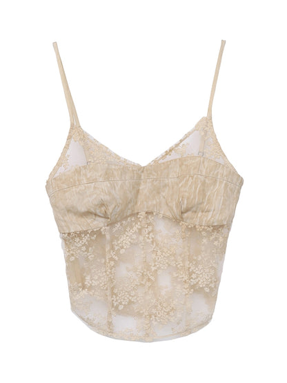 Camisole pure élégante en dentelle