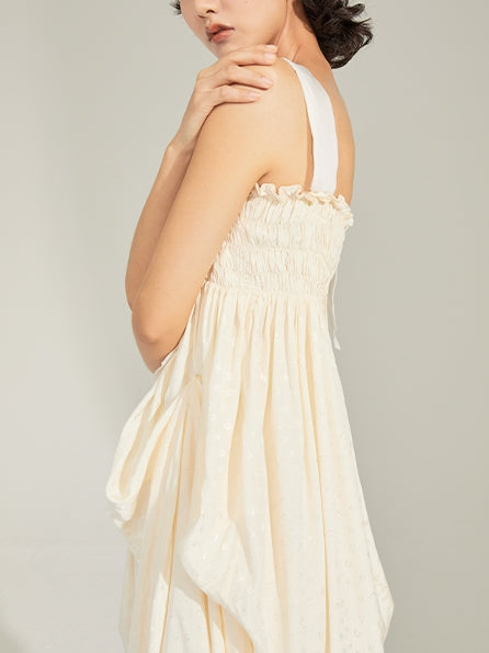 Bow Lace Sleeveless Slip Dress