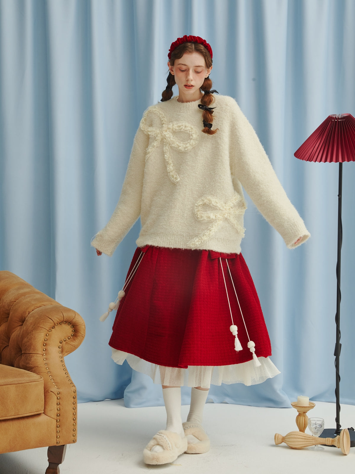 スプリングフェア Ameri WEAR RIBBON AMERI（アメリ）の「RIBBON EMBROIDERY SKIRT - レディース