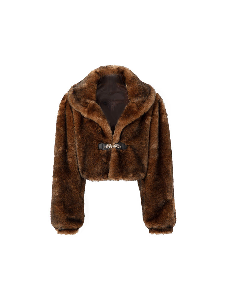 Imitation Fur Thick Coat